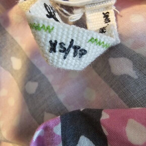 Free People Purple Print Sleeveless Mini Dress 100% Rayon Made in USA Size XS - Picture 4 of 7